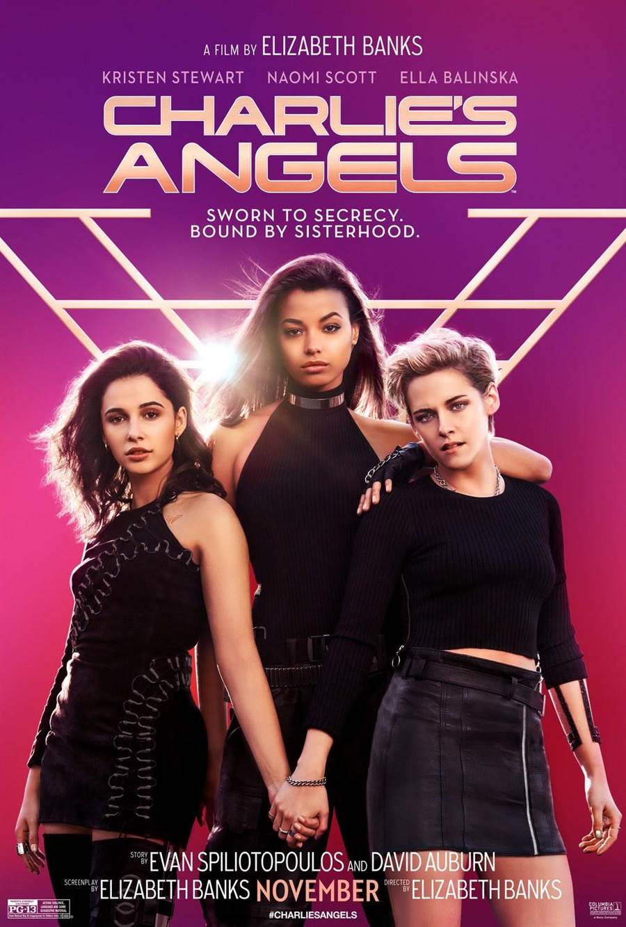 蕭邦贊助今年年底即將上映的新片《霹靂嬌娃》（Charlie's Angels ）。（擷自電影海報）