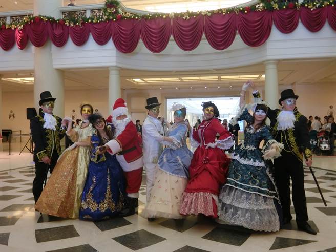 奇美博物館歐風耶誕化妝舞會登場首日吸引萬人朝聖 生活 中時