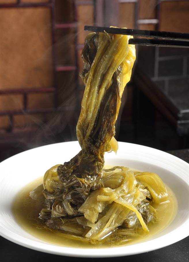 示意图为晶华酒店大老板私房菜，长年菜。（王英豪摄）