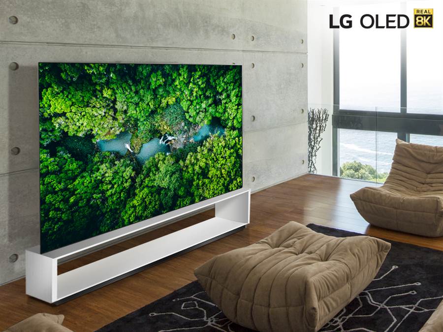 LG SIGNATURE OLED 8K TV。(LG提供／黃慧雯台北傳真)