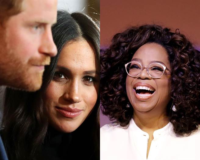 英国王室13日紧急召开峰会，商讨哈利王子与梅根退出王室高级成员的决定，消息人士指，哈利夫妇有可能以上美国脱口秀天后欧普拉的节目威胁女王，以在协商中取得更好的协议。（图／TPG、达志影像、美联社）