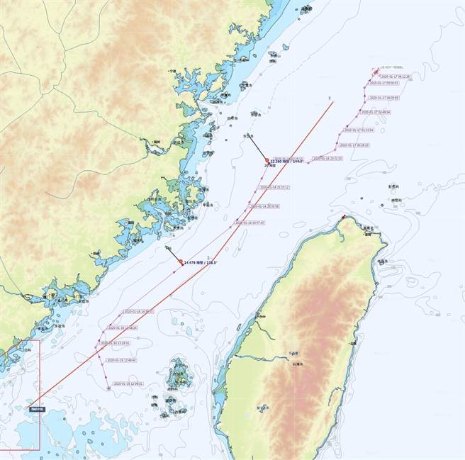 獨家 美艦過海峽轉向避領海 兩岸 旺報