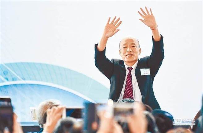 高雄市長韓國瑜去年在總統辯論會上一句「可憐哪」，成為網路金句。（圖／本報資料照片）