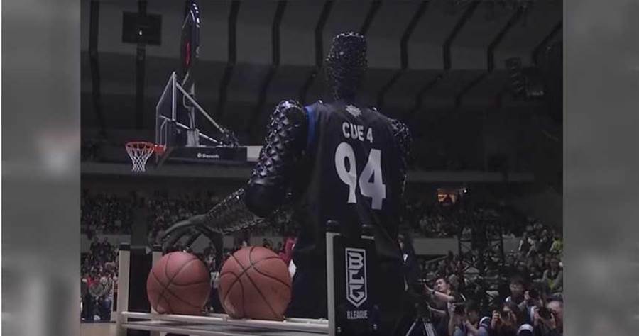 CUE4參加日本職籃的三分球大賽。（圖／翻攝自B.League Youtube頻道）