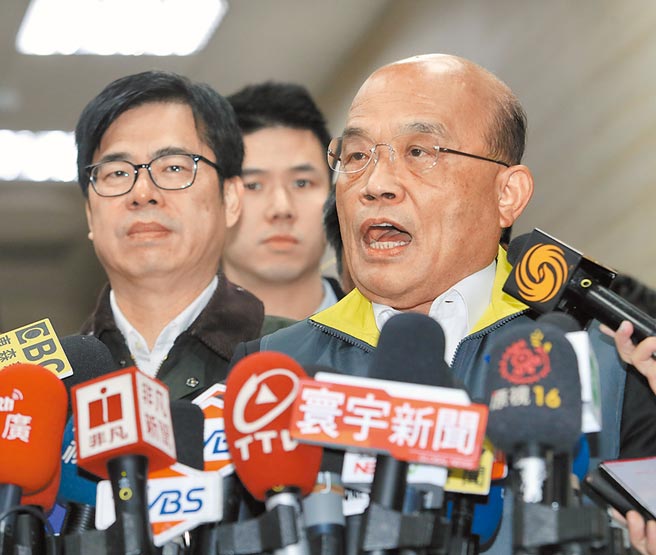 行政院長蘇貞昌拍板，將由政府出資近新台幣2億元建立口罩生產線。（資料照/劉宗龍攝）