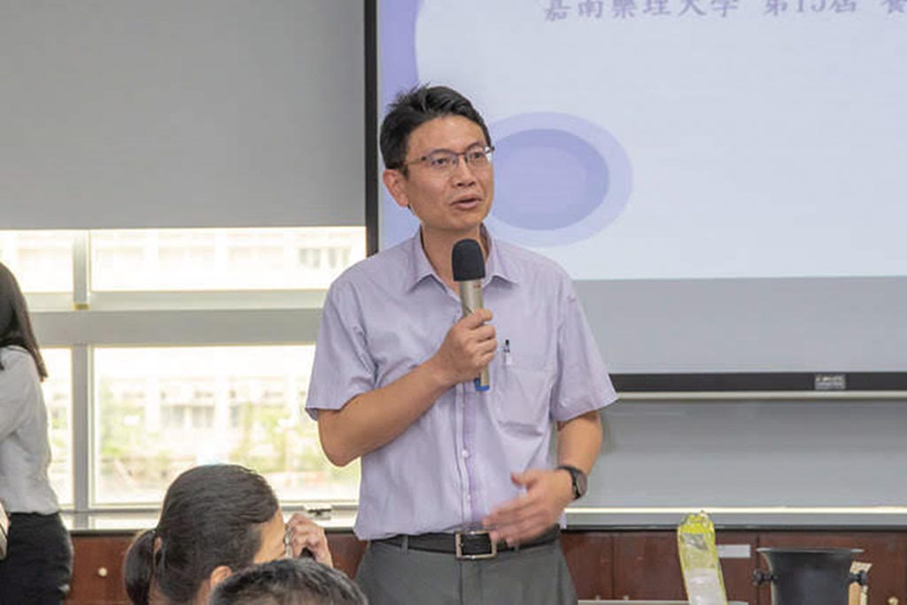 嘉南藥理大學黃輝雄主任。圖／中華觀光人力資源暨資訊發展學會提供