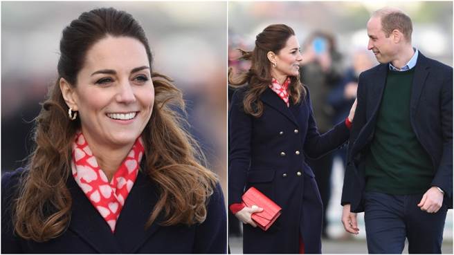 凯特出访超有诚意！与威廉大玩「国旗配色」 网讚：太有心了（图／达志影像）