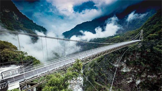太魯閣「山月吊橋」絕美景觀  預計下半年開放
