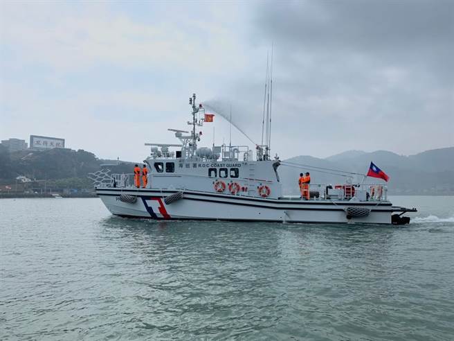 海巡署艦隊分署「籌建海巡艦艇發展計畫」中「35噸級巡防艇」第2艘3582艇於今（12日）抵達馬祖海域。（馬祖海巡隊提供／葉書宏連江傳真）