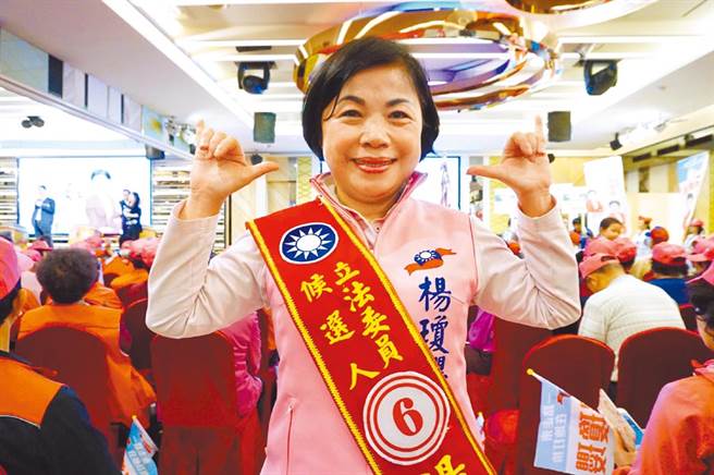 图为国民党立委杨琼璎。（图／本报资料照片、王文吉摄）