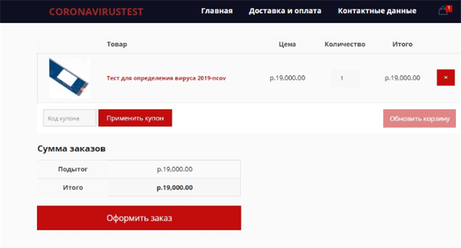 以新型冠状病毒为题的偽装网站(图2)。(Check Point提供／黄慧雯台北传真)