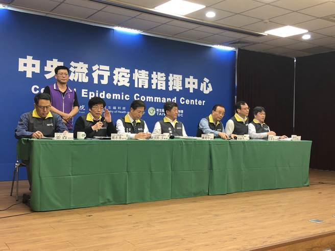 中央流行疫情指挥中心召开记者会说明疫情。 (资料照片 林周义摄）