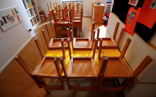 德国新冠疫情严重，已宣布全境停课。图为首都柏林的一所幼稚园。（图／路透）