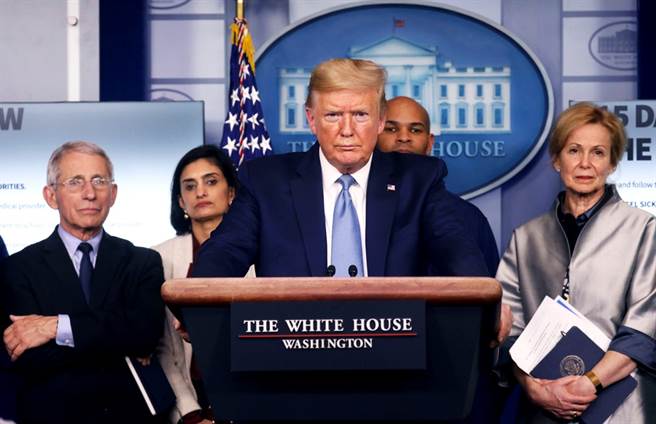 新冠肺炎病毒源自哪里？美国总统川普首度将病毒称为「中国病毒」。（图／路透社）