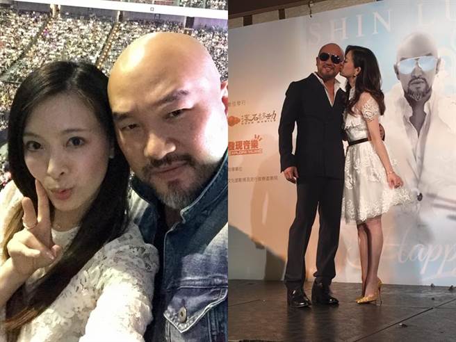 刘真和辛龙恩爱的画面成歷史。（图／FB@刘真）