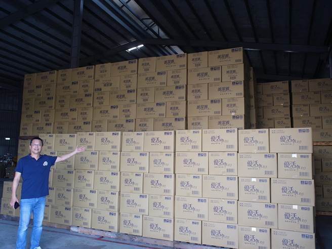 衛生紙原物料充足，雲林縣北港鎮1家衛生紙工廠呼籲民眾不需搶購。（張朝欣攝）