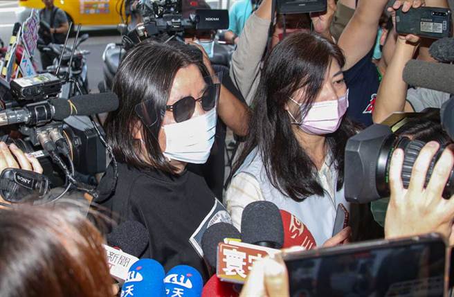 邱瓈宽也到场。(吴松翰摄)