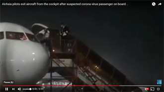 影〉快逃！乘客疑染新冠病毒 印度航班機師跳窗