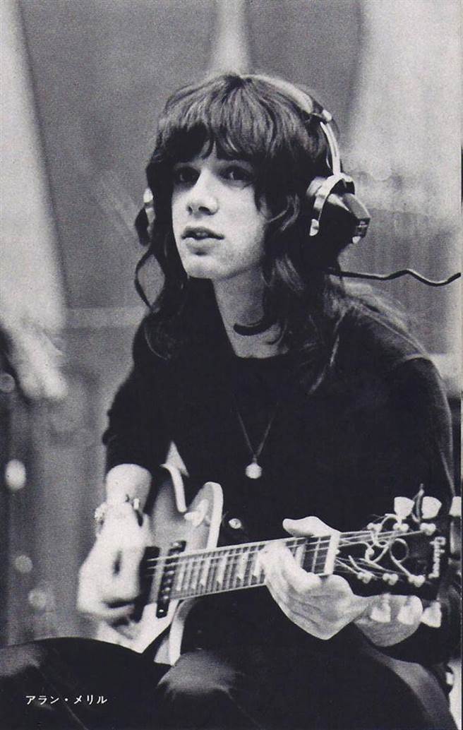 Alan Merrill于1972年在东京录制专辑。（摘自Alan Merrill脸书）