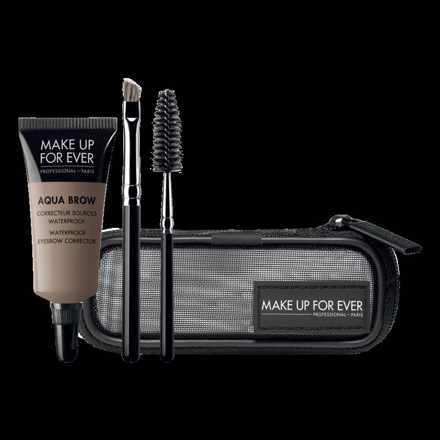 Make up for ever aqua. Make up Forever Aqua Brow Kit. MUFE Aqua Brow Kit. Мейкап Форевер для бровей. Make up Forever гель для бровей.