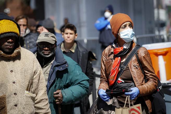 美国密西根州日前公布新冠肺炎人口分布，当中黑人族群的感染及死亡比例都较其他族群高。（资料照／美联社）