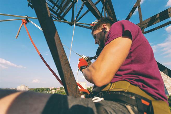 高空作业示意图。（图／达志影像）