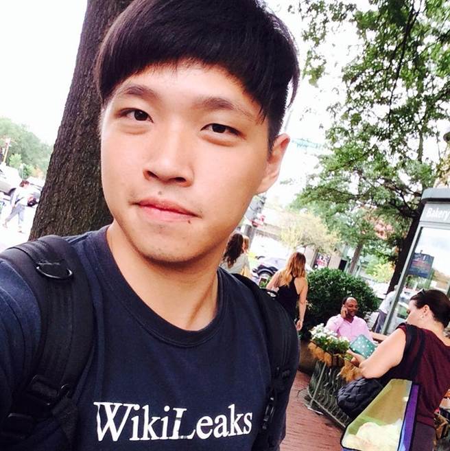 太阳花学运领袖、现任时代力量新竹市议员林彦甫助理 陈为廷。(图/翻摄自 陈为廷 脸书)