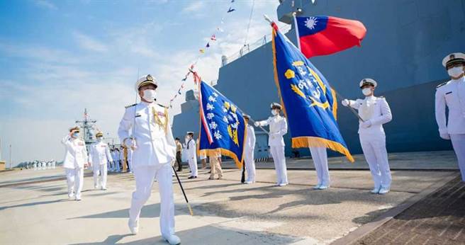 海军磐石军舰有24例确诊，引爆台湾另一波防疫风险。（图撷自中华民国海军脸书）