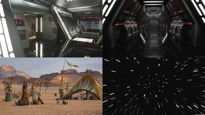 星際大戰官網放出 8 張高解析度動畫背景，可適用於網路視訊會議。(摘自星際大戰官網)
