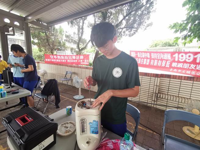 台南高工電機科學生學以致用左鎮偏鄉電器義診 生活 中時