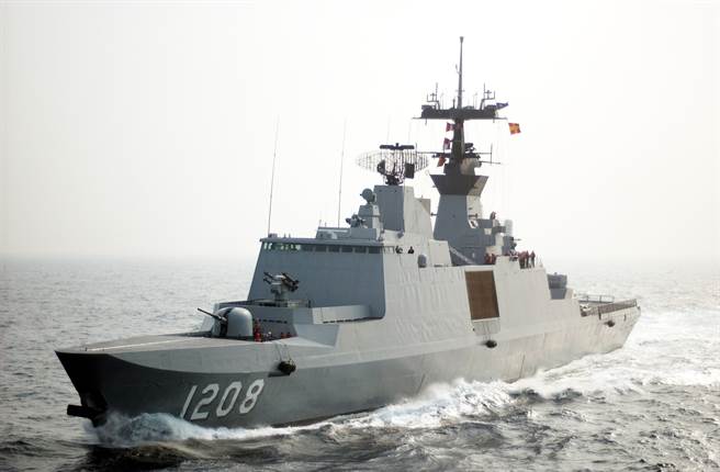 法国将为台湾的康定级拉法叶舰进行现代化升级更新，大陆表示严重关切。（图／中时 柯宗纬翻摄）