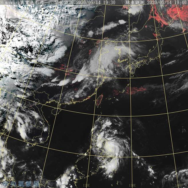 吴圣宇认为，中颱黄蜂对台湾造成的影响有限，并预估最接近台湾的时间会是在17日（周日）。（摘自中央气象局）