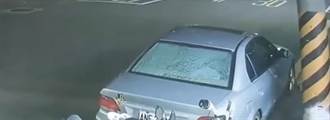羅百吉愛車遭天降罐子砸破　後車窗慘成蜘蛛網狀