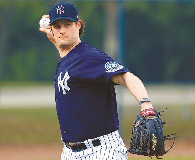 强投寇尔与洋基签下最贵投手合约，今年却因为疫情，恐怕领不到原本敲定的3600万美元年薪。（美联社）