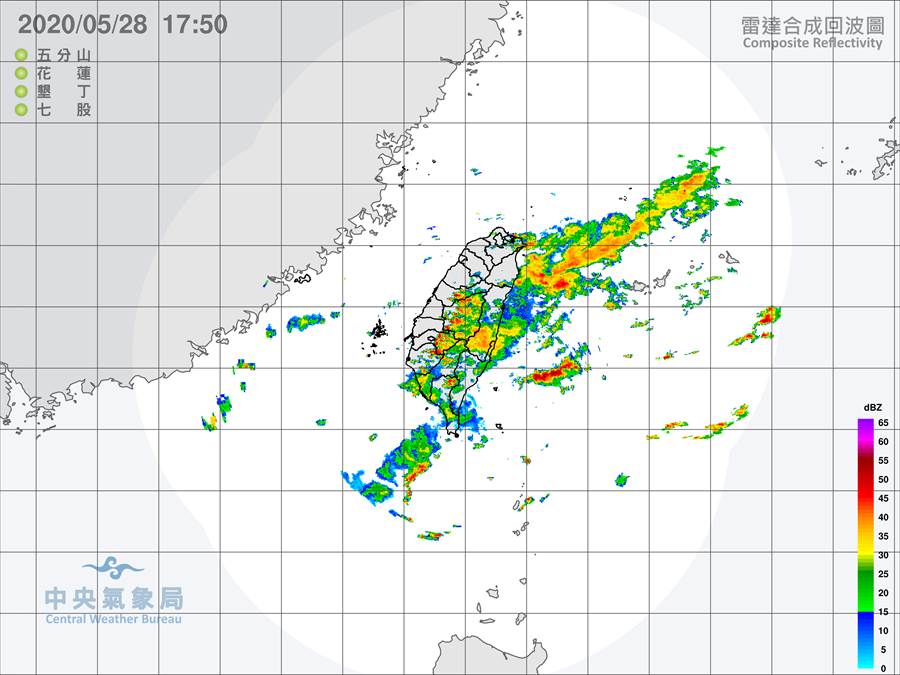 《天氣風險》總經理彭啟明表示，今天大雨過後，明起開始轉為夏日氣候。（中央氣象局提供）