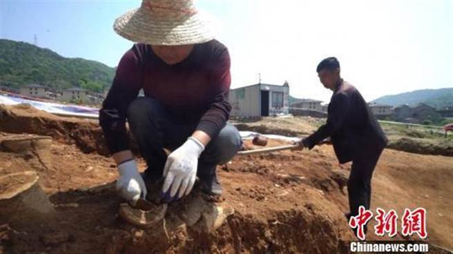 图为考古现场。（图／中新社）