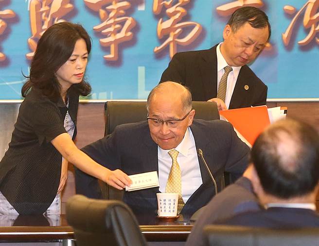 李大維正式接任海基會董事長。（趙雙傑攝）