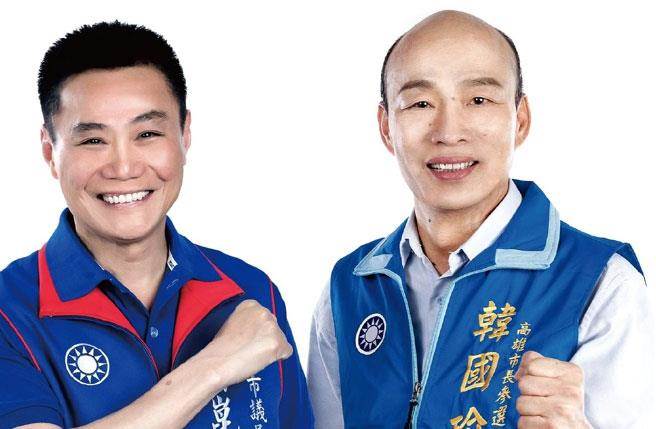 力挺韩国瑜的高市议长许崑源（左），坠楼身亡。（图／撷自许崑源脸书）