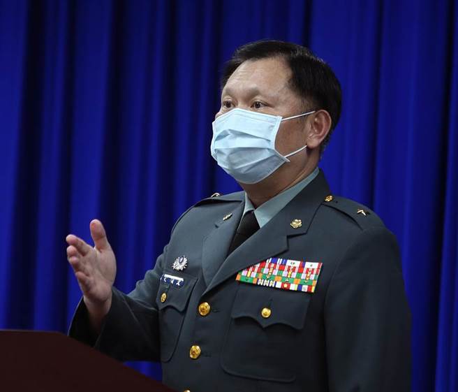 國防部發言人史順文。（陳怡誠攝）