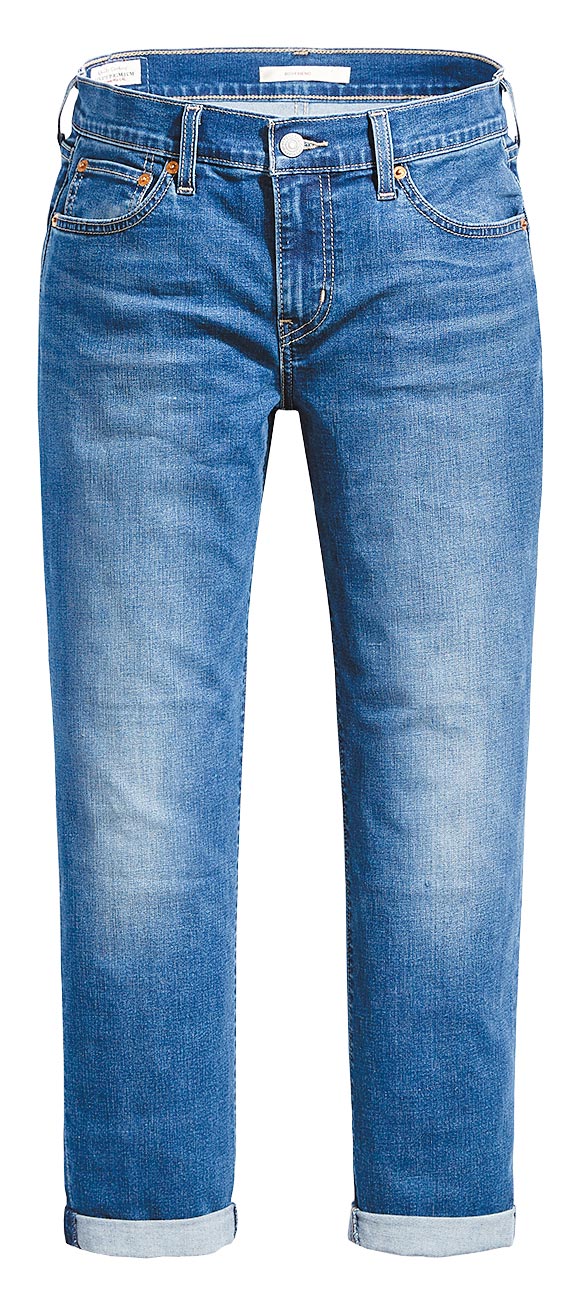 LEVI,S COOL Jeans涼感丹寧系列Boyfriend男友褲，3990元。（LEVI,S提供）