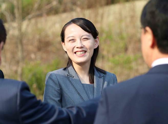 北韩最高领导人金正恩的胞妹、劳动党第一副部长金与正。（达志影像）