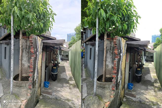 小米10 Pro(左)与三星Galaxy S20 Ultra主相机日间拍摄对比(1)。(黄慧雯摄)