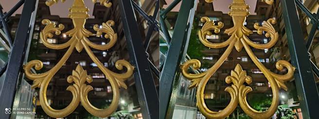 小米10 Pro(左)与三星Galaxy S20 Ultra主相机夜间拍摄对比(3)。(黄慧雯摄)