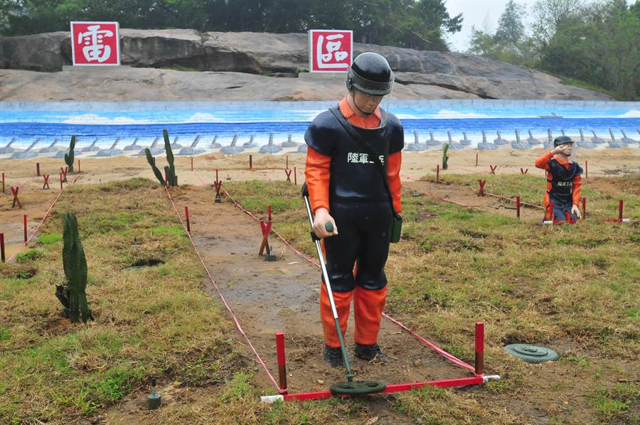 金防部排雷紀實館-太武山區重要軍事景點之一。（李金生攝）