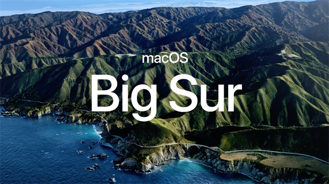 macOS 11.0命名為Big Sur。（摘自蘋果官網）