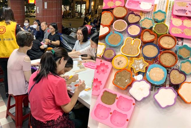 永和区后溪里与信义里举办端午做艾草皂活动吸引里民参加！