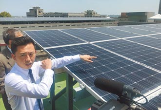 太陽光電無空汙 竹市議員力推