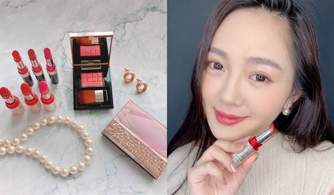 心機彩妝於2020夏季推出全新寶石限定彩妝，唇膏的兩款主打色都非常襯亞洲女性的膚色。（圖／邱映慈攝影）
