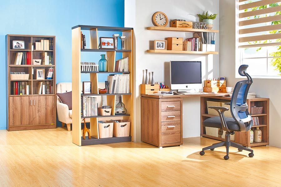 善用家中角落空間，居家也能布置舒適的辦公環境。（特力屋提供）