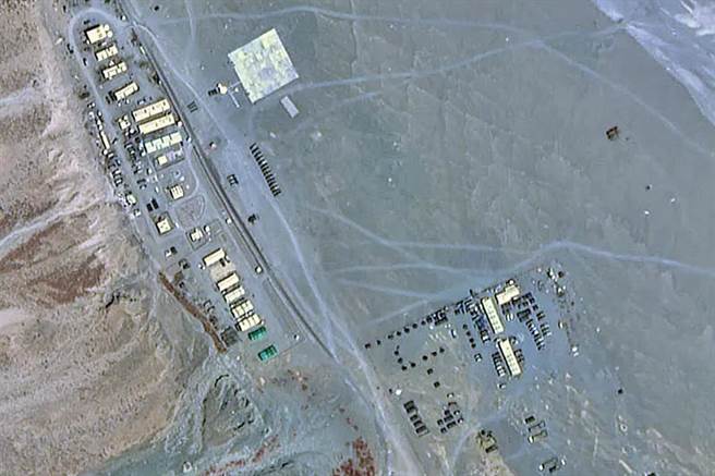 印度军队在靠近加勒万河谷部署的军事基地。（图／微博@南海的浪涛）